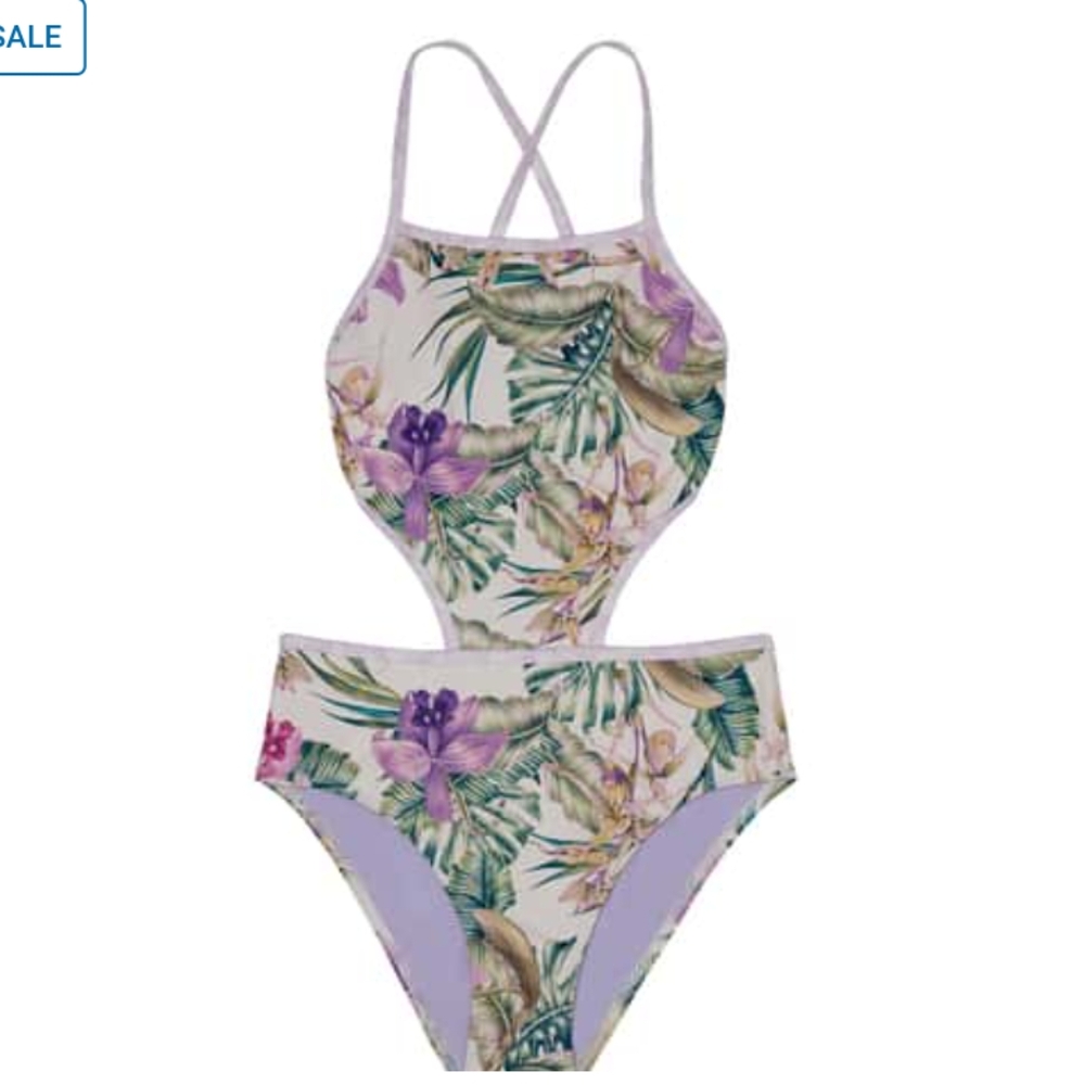Splendid‎ One Piece Panama Garden Floral Design Size 16
